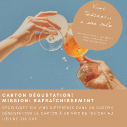 Carton Dégustation Mission RafraÎchissement