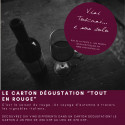 Carton "Tout en rouge"