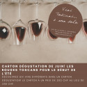 Carton dégustation juin